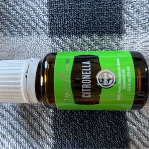 Young Living Citronella Oil in Green and Brown Bottle